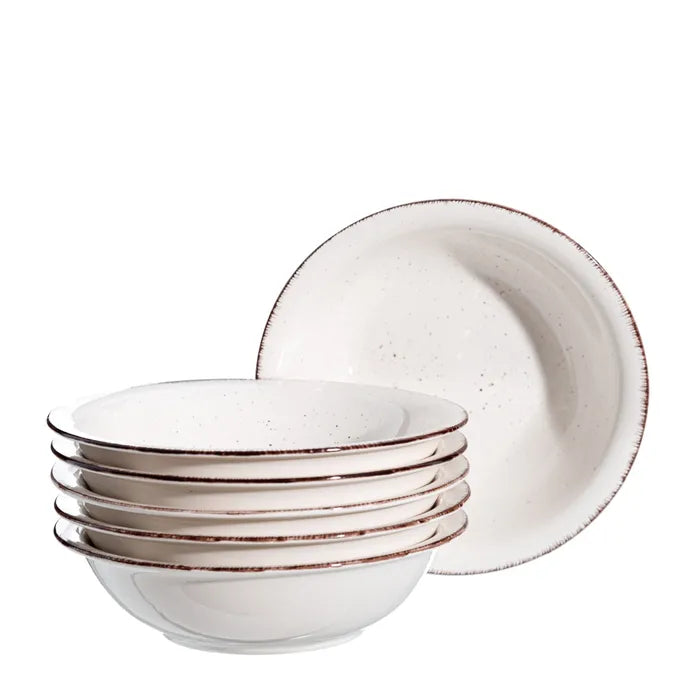 Mediterranean White Rustic Style Dinnerware