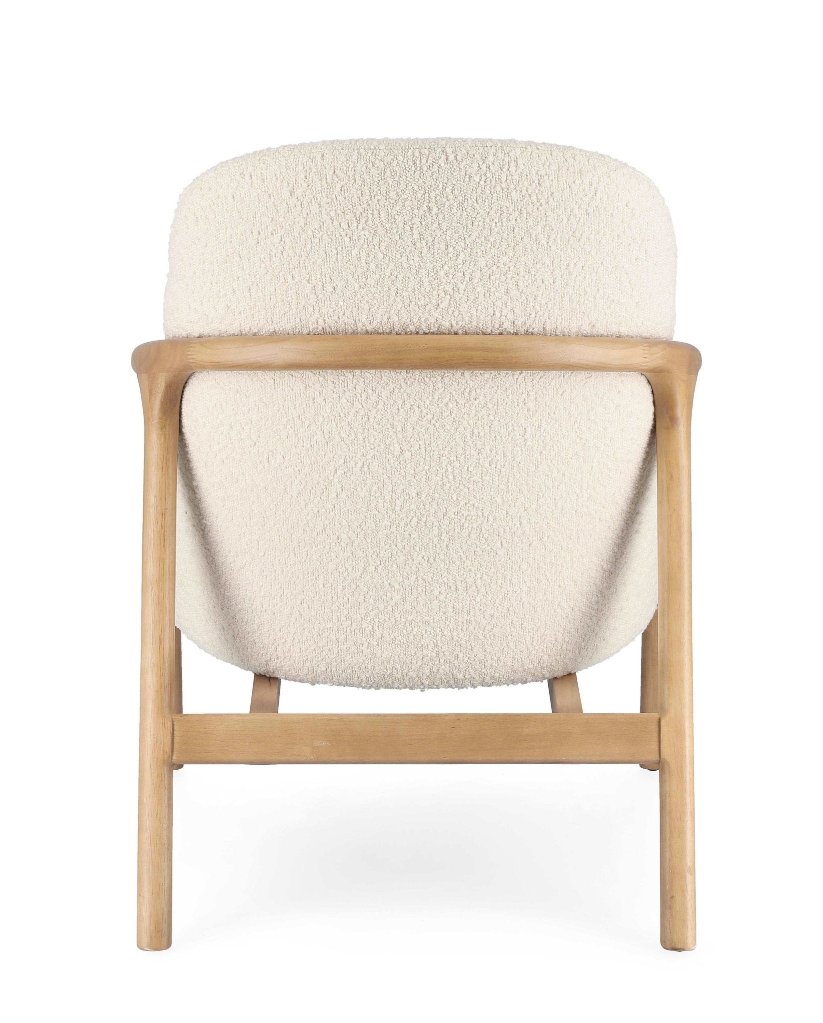 Upholstered Bouclé Armchair - LoNiu Home